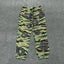 "Denim Tears" Green Camo Floral Pattern Oversized Sweatpants