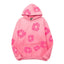 "Denim Tears" Pink Floral Pattern Oversized Hoodie