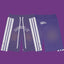 Roughplay Arch Logo Track Shorts - Purple