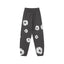 "Denim Tears" Charcoal Grey Floral Pattern Oversized Sweatpants