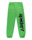 Sp5der P*nk Sweatpants V2 Rhinestone Slime Green
