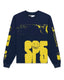 Sp5der X-ray L/S Tee Navy