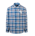 GOODBRAND pearl long sleeved checkered shirt jacket for couples, same style