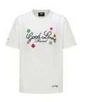 GOODBRAND 2025SS GOODLOVES 3D Embroidered Slogan Light Luxury Fashion Premium Short Sleeve T-shirt