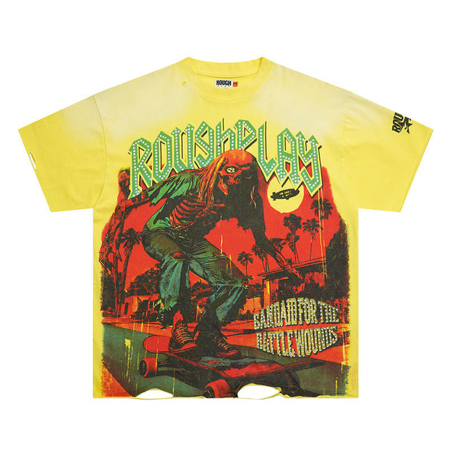 Rough Play T Shirts RoughPlay New York, USA, the latest fashion street trend brand with diamonds Main Image