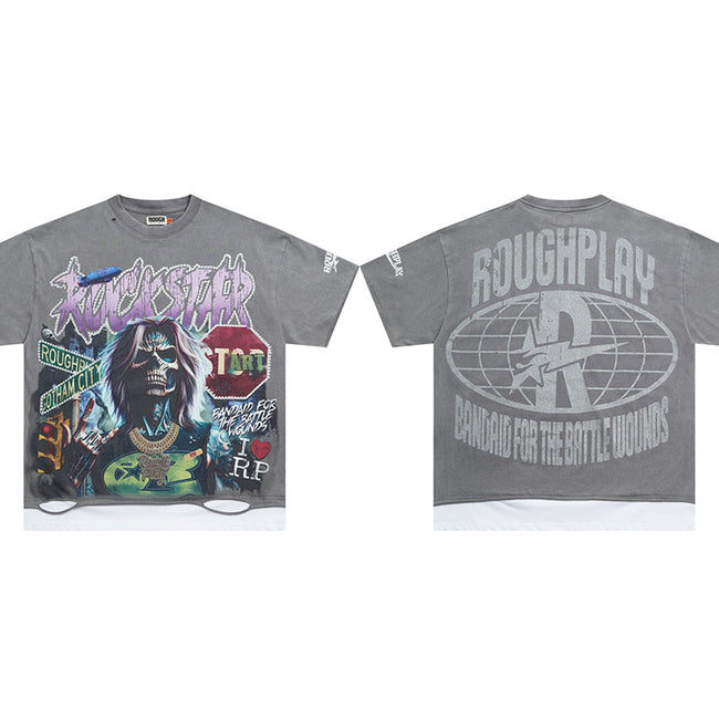 Rough Play T Shirts RoughPlay RockStar with diamond Hover Image