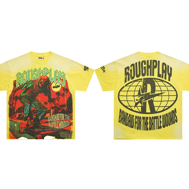 Rough Play T Shirts RoughPlay New York, USA, the latest fashion street trend brand with diamonds Hover Image