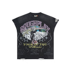 Rough Play T Shirts RoughPlay Tour Sleeveless Street Holes Diamonds