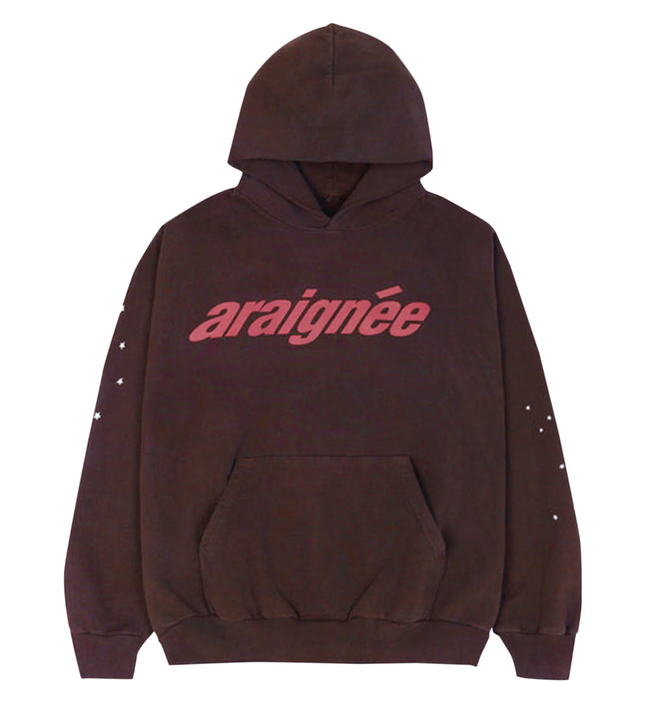 Sp5der Arraignee Hoodie Brown Hover Image