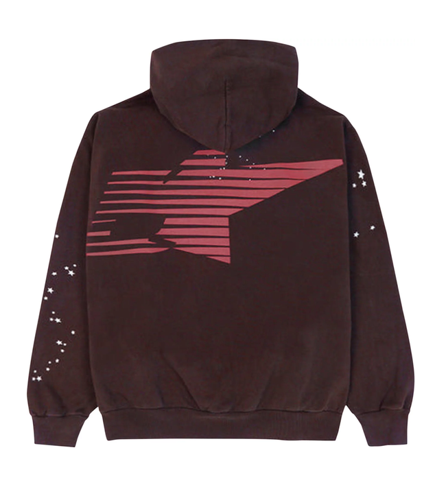 Sp5der Arraignee Hoodie Brown Main Image