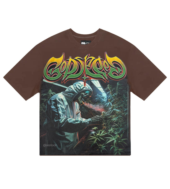 Godspeed Indoor Grabba Tee Brown Hover Image
