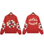 "Denim Tears" Another Country Cotton Wreath Oversized Red Sweatshirt