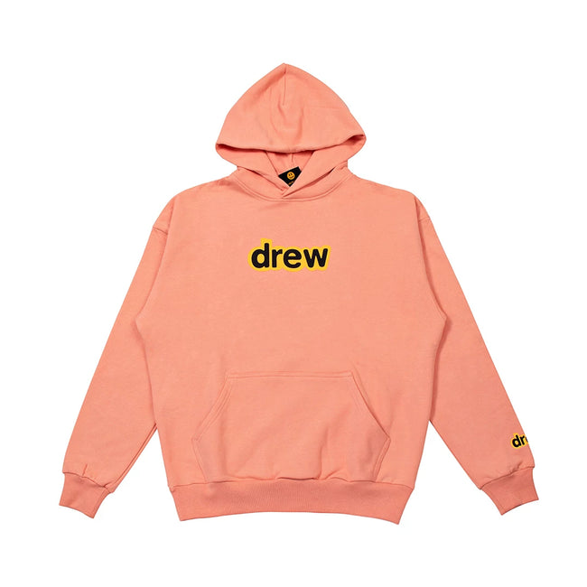 Drew BIEBER letter hoodie, Justin Bieber smiling face trendy brand for men and women, fog high street loose long sleeves with fleece (4) Hover Image