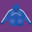 Roughplay Arch Logo Track Zip-Up Hoodie - Royal Blue