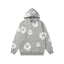 Denim Tears Cotton Wreath Graphic Hoodie - Heather Grey / Relaxed Streetwear Fit