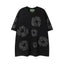Denim Tears Cotton Wreath Graphic T-Shirt - Black on Black / Oversized Streetwear