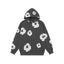 Denim Tears Cotton Wreath Graphic Hoodie - Charcoal Grey / Relaxed Streetwear Fit