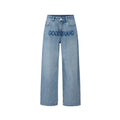 GOODBRAND 25FW Full Diamond Letter Light Luxury Fashion Jeans for Men and Women