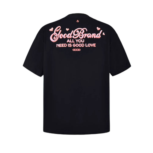 GOODBRAND new 520 limited edition love cake foam hot diamond high-end short sleeved T-shirt for both men and women trendy
