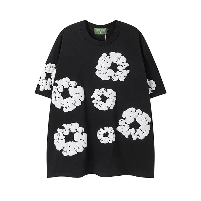 Denim Tears Cotton Wreath Graphic Tee - Black Hover Image