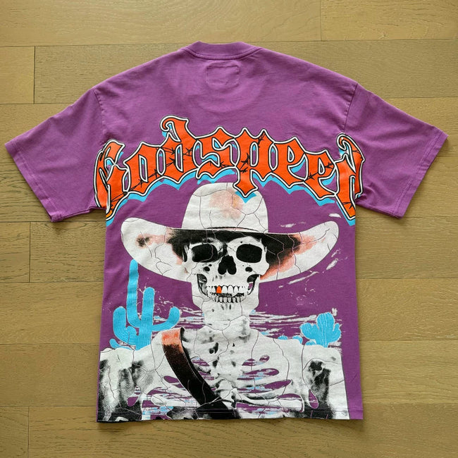 Godspeed Cowboy Skeleton Graphic Tee Hover Image