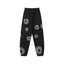 Denim Tears Cotton Wreath Graphic Sweatpants - Black / Stealth Edition