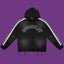Roughplay Arch Logo Track Zip-Up Hoodie - Black