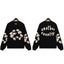 "Denim Tears" Another Country Cotton Wreath Oversized Black Sweatshirt