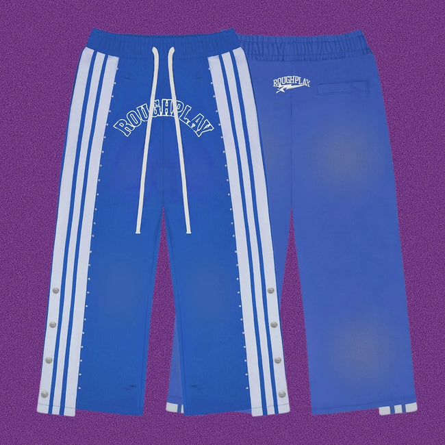 Roughplay Arch Logo Track Sweatpants - Royal Blue Hover Image