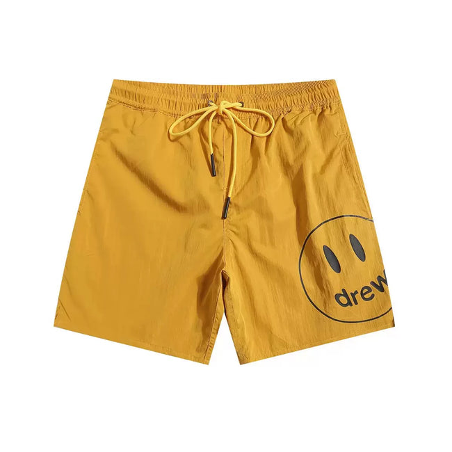 Drew BIEBER's smiling face is a niche American street fashion brand with loose and versatile beach swimming shorts for men and women (3) Hover Image