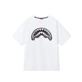 SprayGround Shark Mouth 2026 Graffiti Printed Short sleeved Men's and Women's Loose T-shirt Top Summer