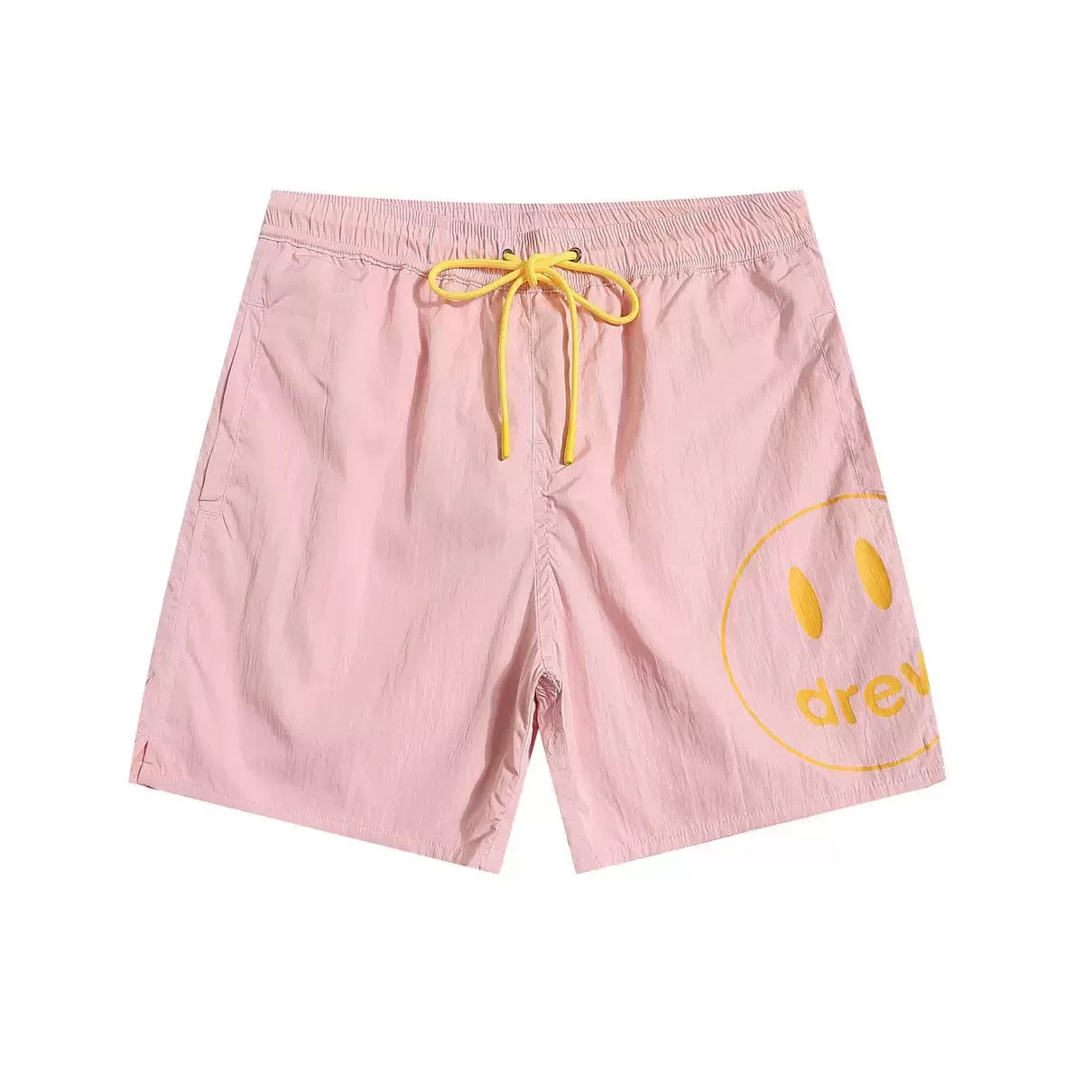 Drew BIEBER's smiling face is a niche American street fashion brand with loose and versatile beach swimming shorts for men and women (5)
