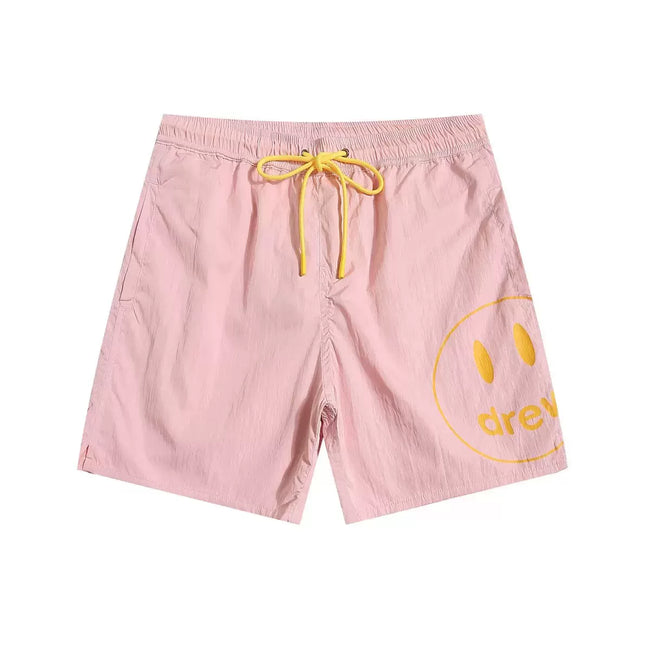 Drew BIEBER's smiling face is a niche American street fashion brand with loose and versatile beach swimming shorts for men and women (5) Hover Image