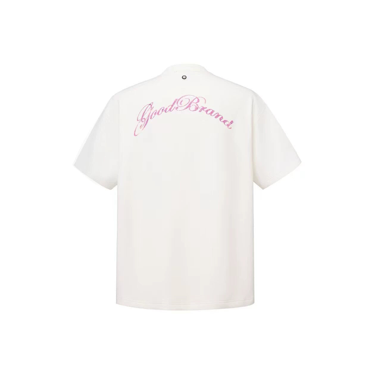 GOODBRAND M26SS Year of the Horse Pink Cowboy Full Diamond Light Luxury Fashion Short Sleeve T-shirt for Men and Women