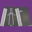 Roughplay Arch Logo Track Shorts - Dark Grey