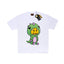Drew BIEBER Smiling Dinosaur Niche Trendy Brand American High Street Loose Men's and Women's Casual FG Pure Cotton Short sleeved T-shirt (2)