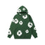 Denim Tears Cotton Wreath Graphic Hoodie - Forest Green / Relaxed Streetwear Fit