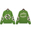 "Denim Tears" Another Country Cotton Wreath Oversized Green Sweatshirt