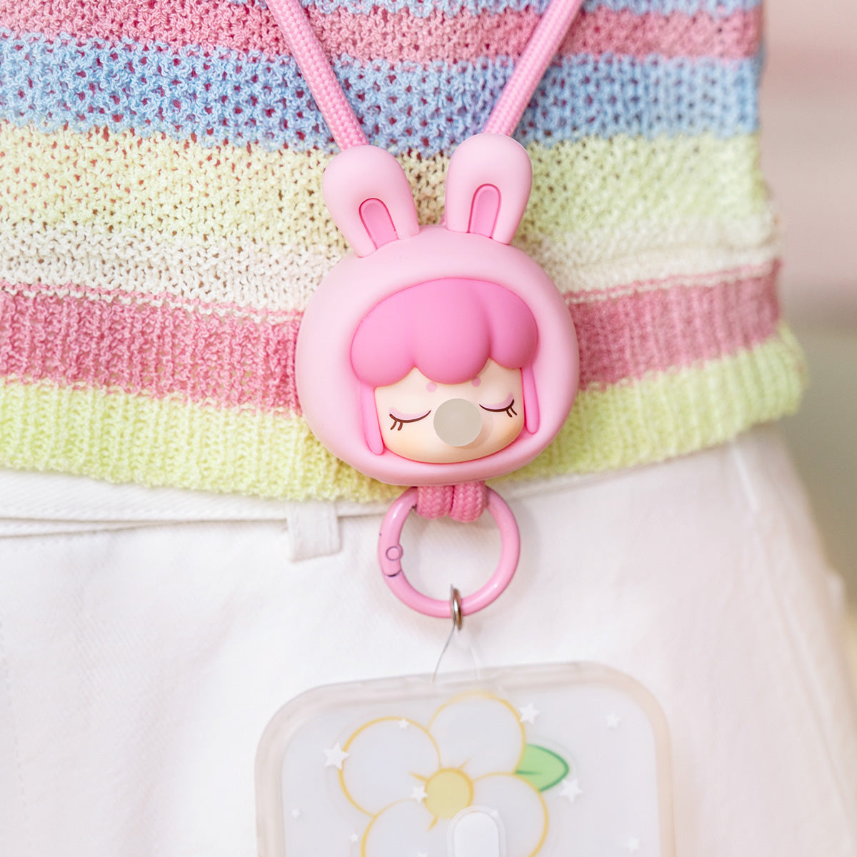 Rolife Baby Nanci Fluffy Party Phone Chain Blind Box PZC05