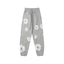 "Denim Tears" Grey Floral Pattern Oversized Sweatpants