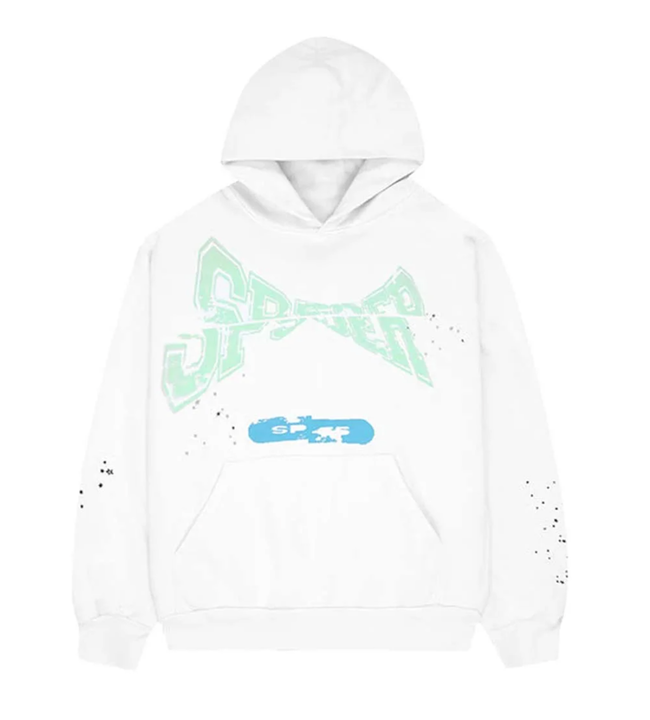 Sp5der Cross Country Hoodie Eggshell Hover Image