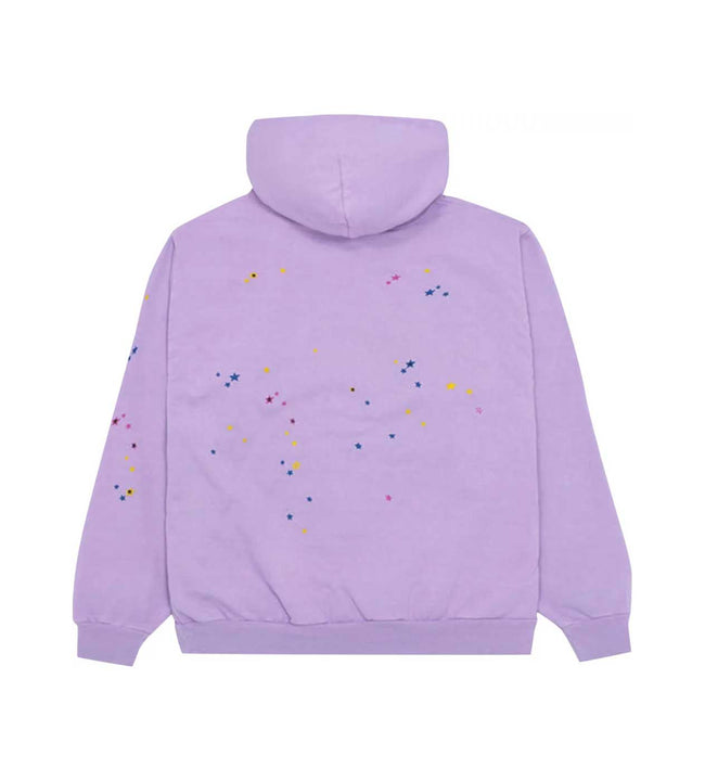 Sp5der Acai Hoodie Purple Main Image