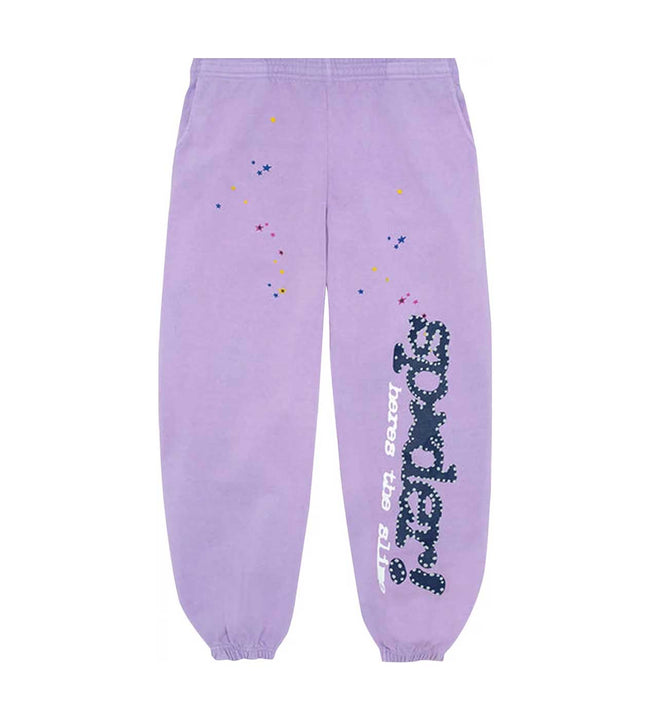 Sp5der Acai Sweatpants Purple Hover Image