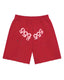 Sp5der Angel Number Sweatshorts Merlot