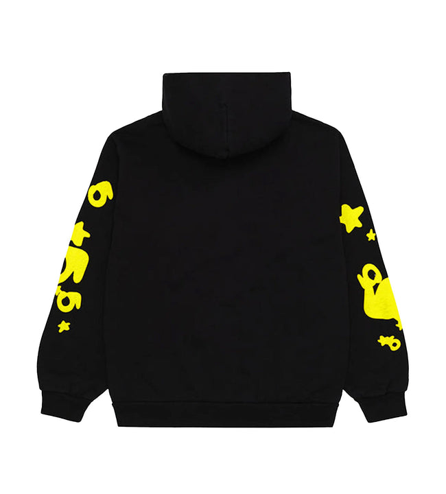 Sp5der Beluga Black/Yellow Hoodie Main Image