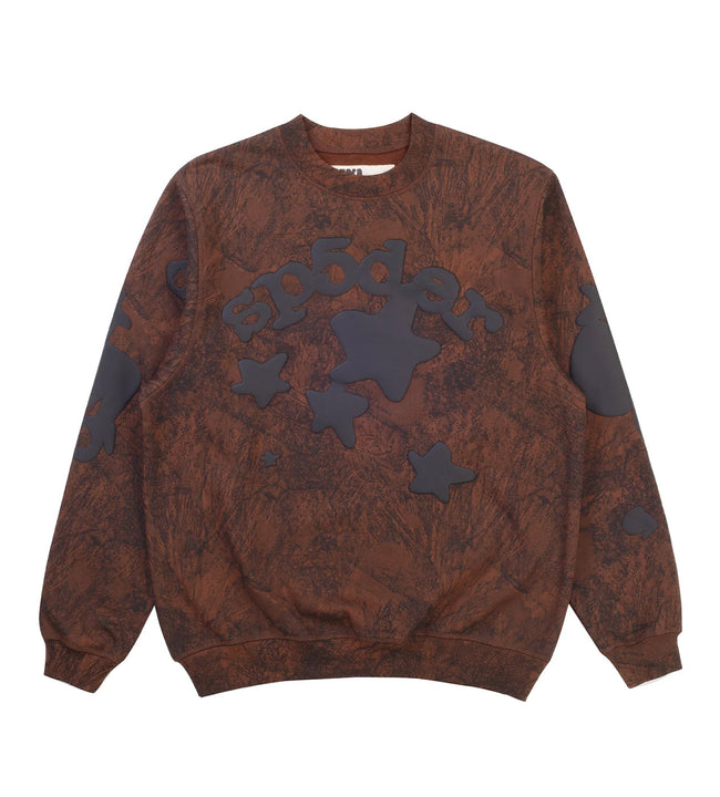 Sp5der Beluga Real Tree Camo Crewneck Brown (Complexcon Exclusive) Hover Image