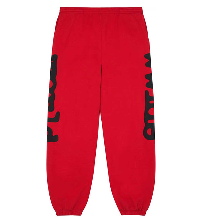 Sp5der Beluga Red Sweatpants Hover Image