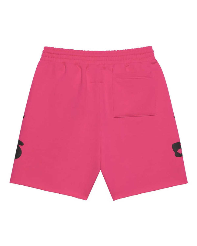 Sp5der Beluga Sweatshorts Pink Main Image