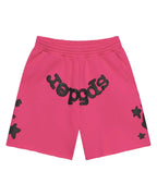 Sp5der Beluga Sweatshorts Pink