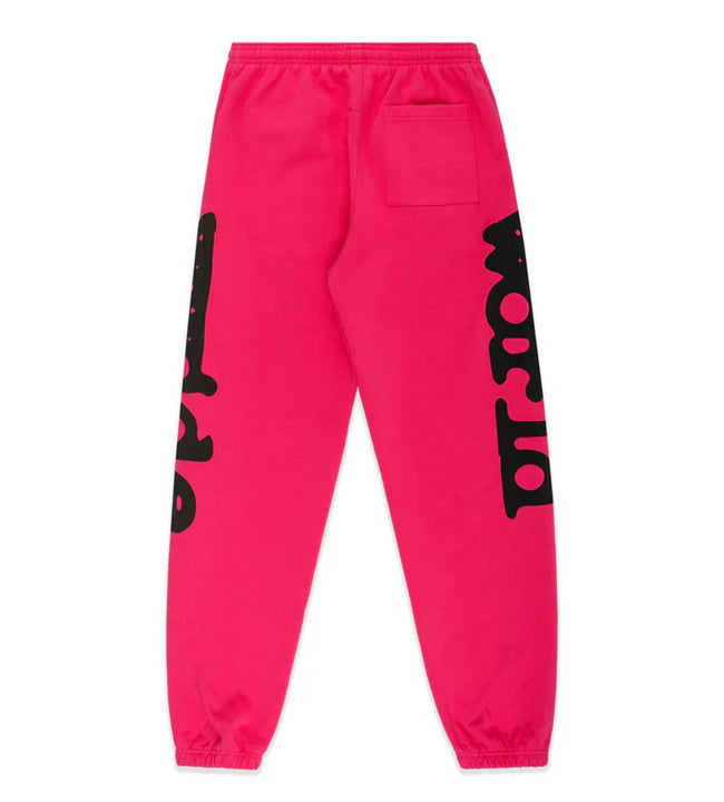 Sp5der Beluga v2 Sweatpants Pink Main Image